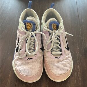 Nike Pink and White Lightweight Sneakers